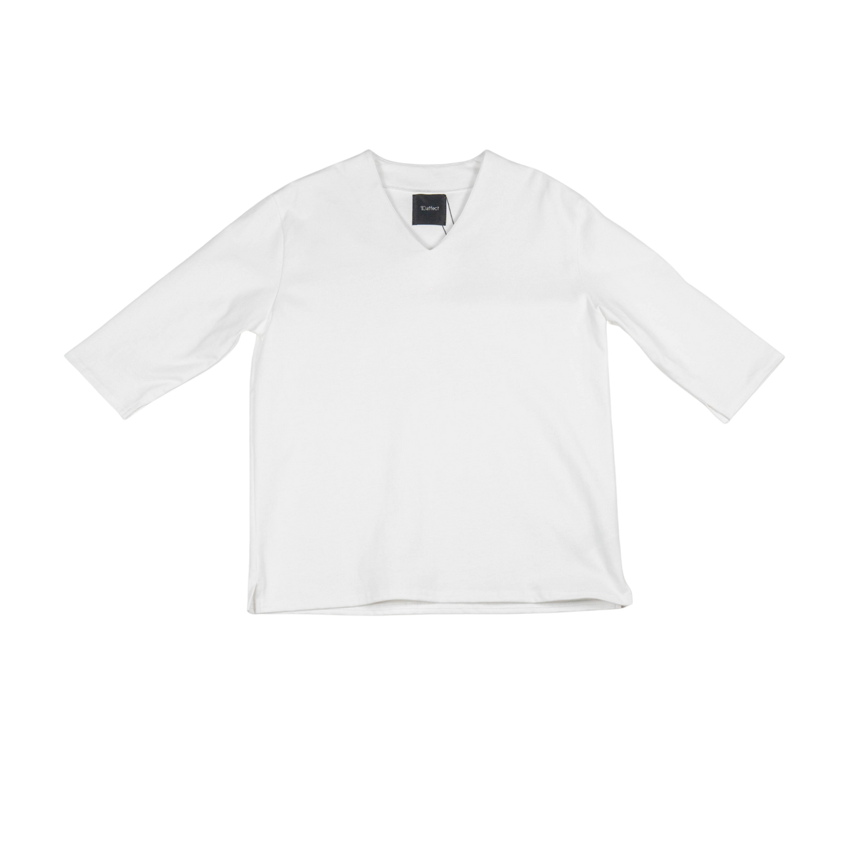 七分袖VネックTEE
