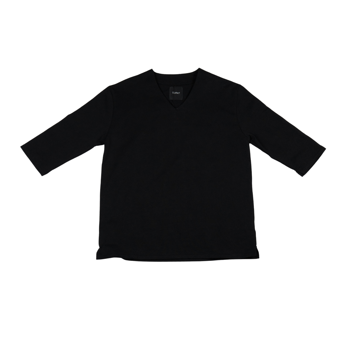 七分袖VネックTEE