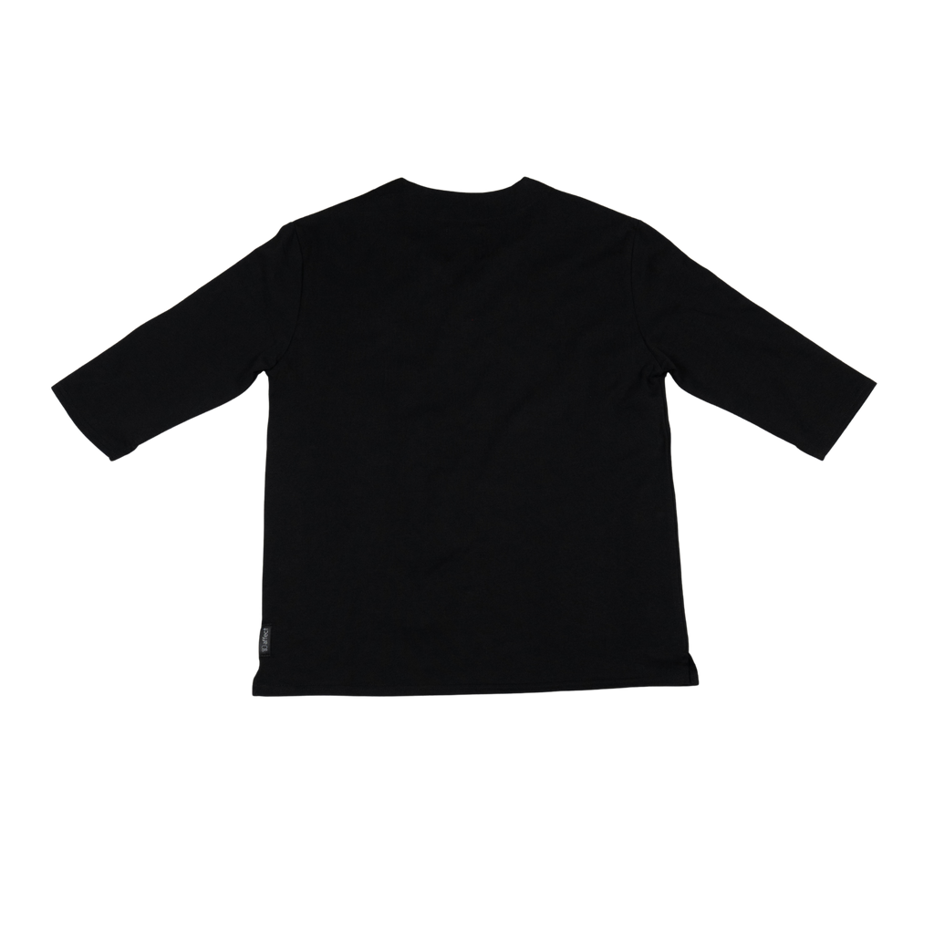 七分袖VネックTEE