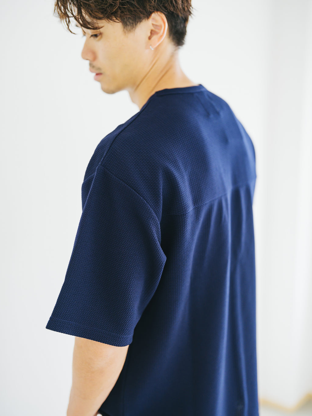 ワッフル編みTEE