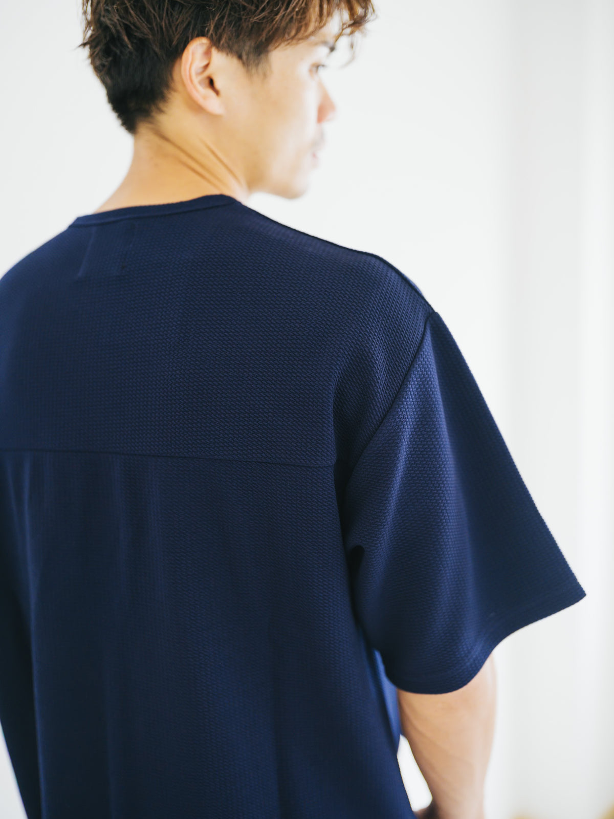 ワッフル編みTEE