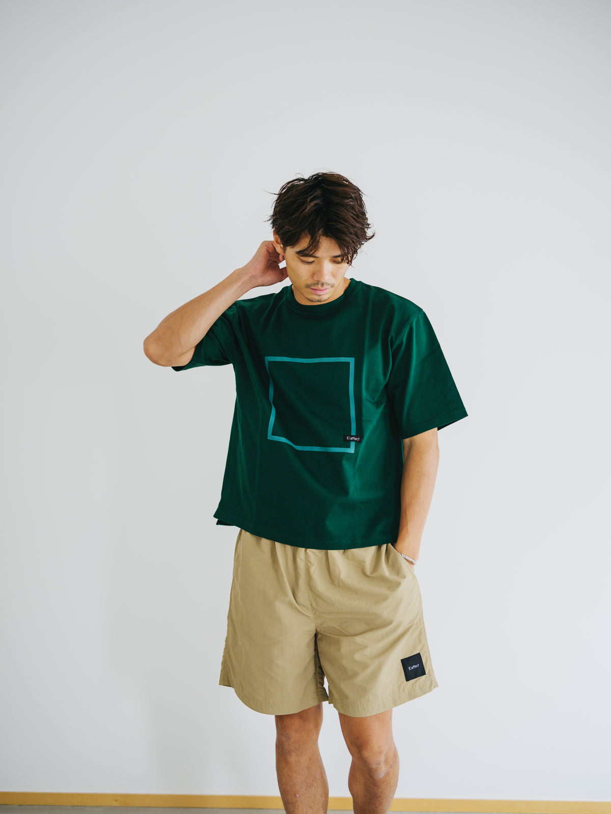 バスク天竺プリントTEE