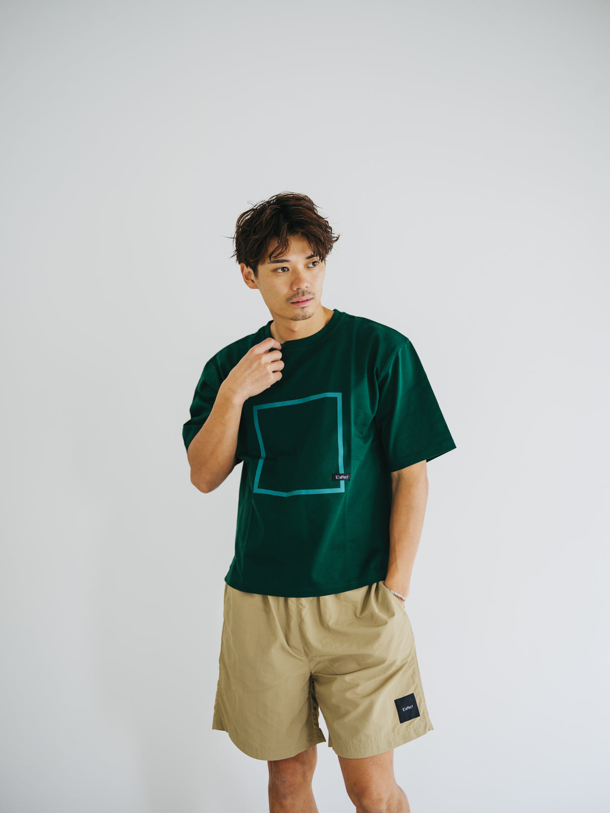 バスク天竺プリントTEE