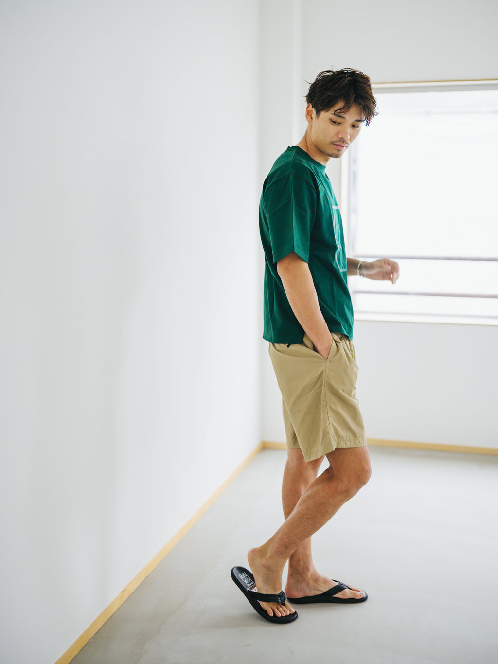 ナイロンハーフパンツ