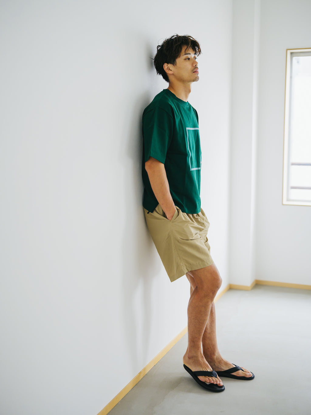 ナイロンハーフパンツ