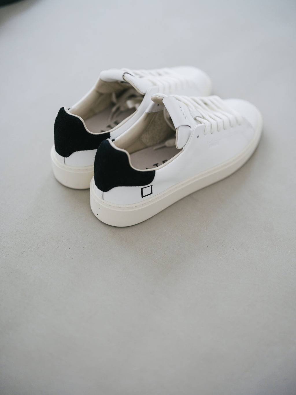 D.A.T.E Levant CALF WHITE-BLACK