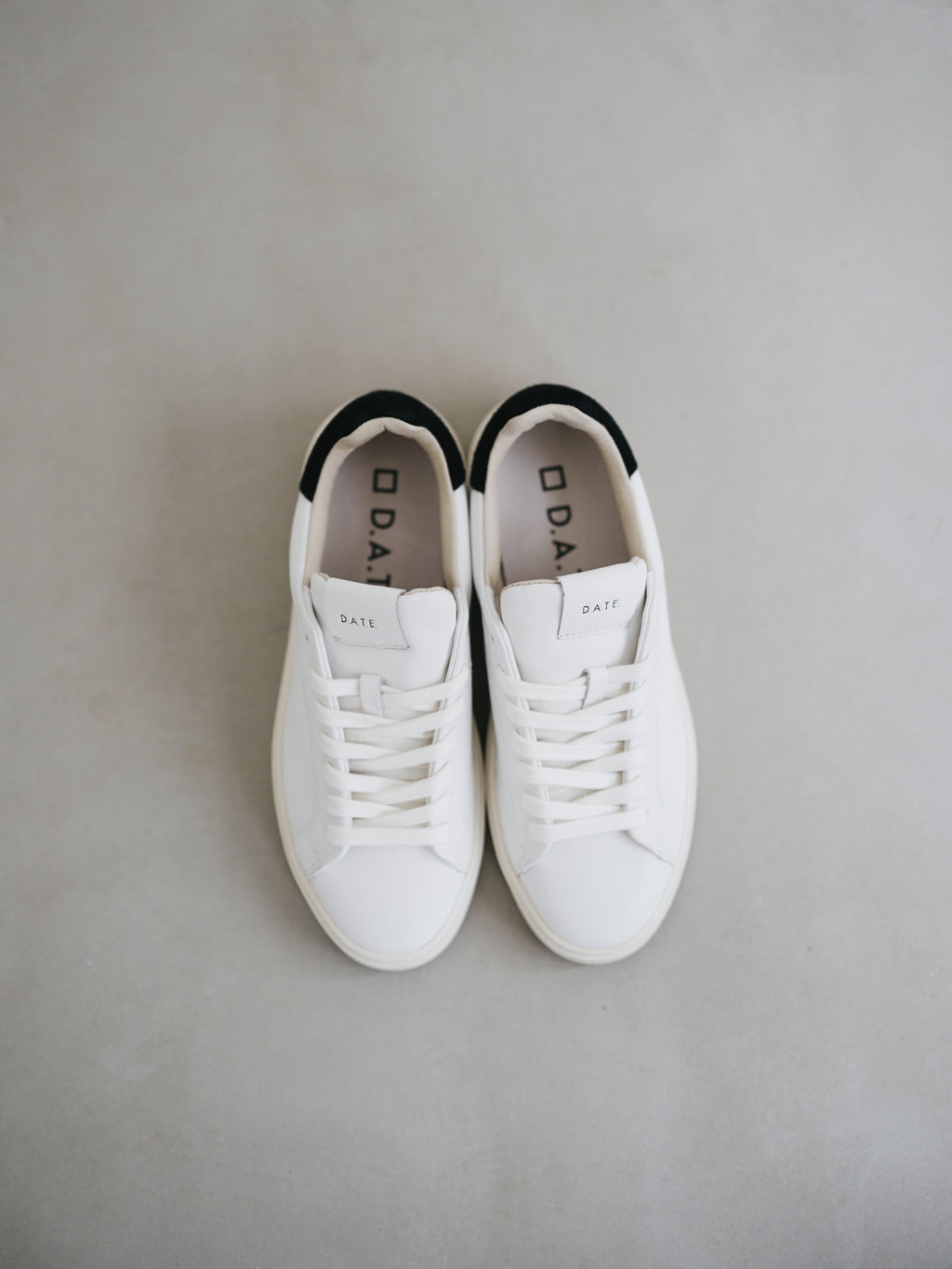 D.A.T.E Levant CALF WHITE-BLACK