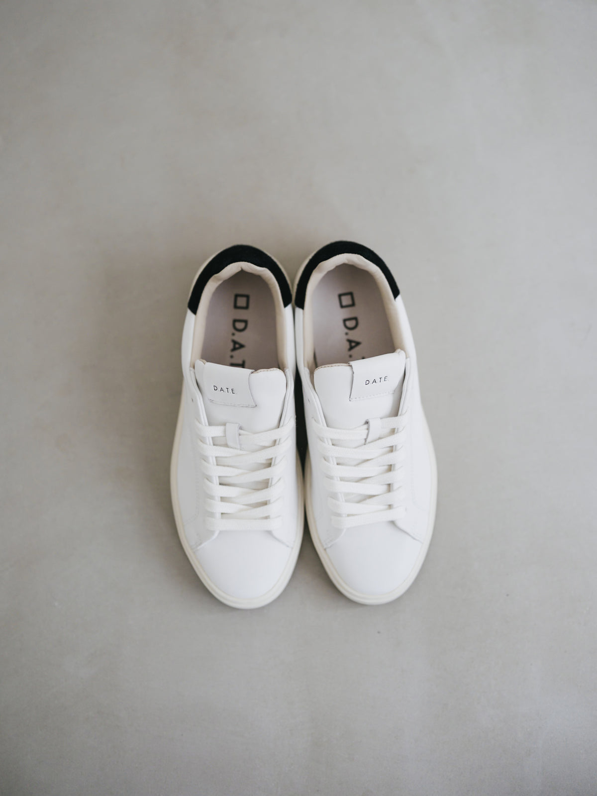 D.A.T.E Levant CALF WHITE-BLACK