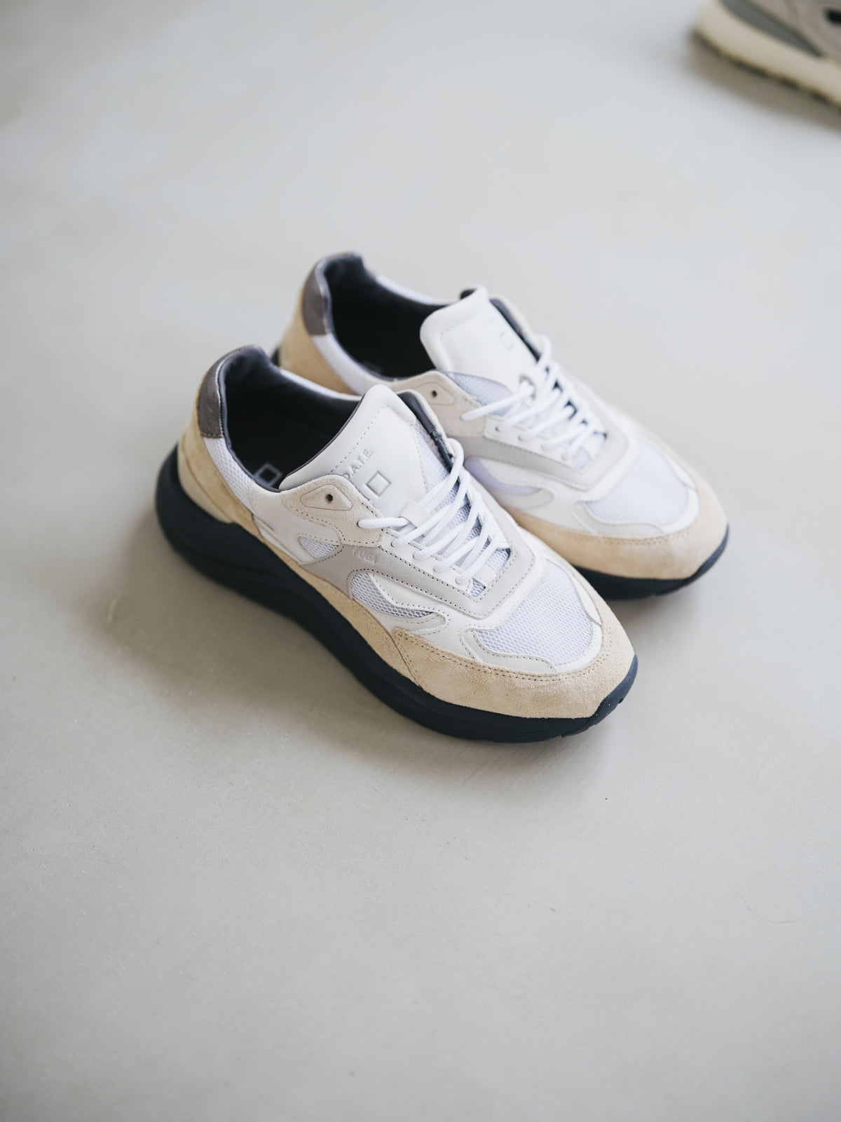 D.A.T.E. FUGA MESH WHITE-BEIGE｜ダッドスニーカー｜10affect 大阪・南堀江