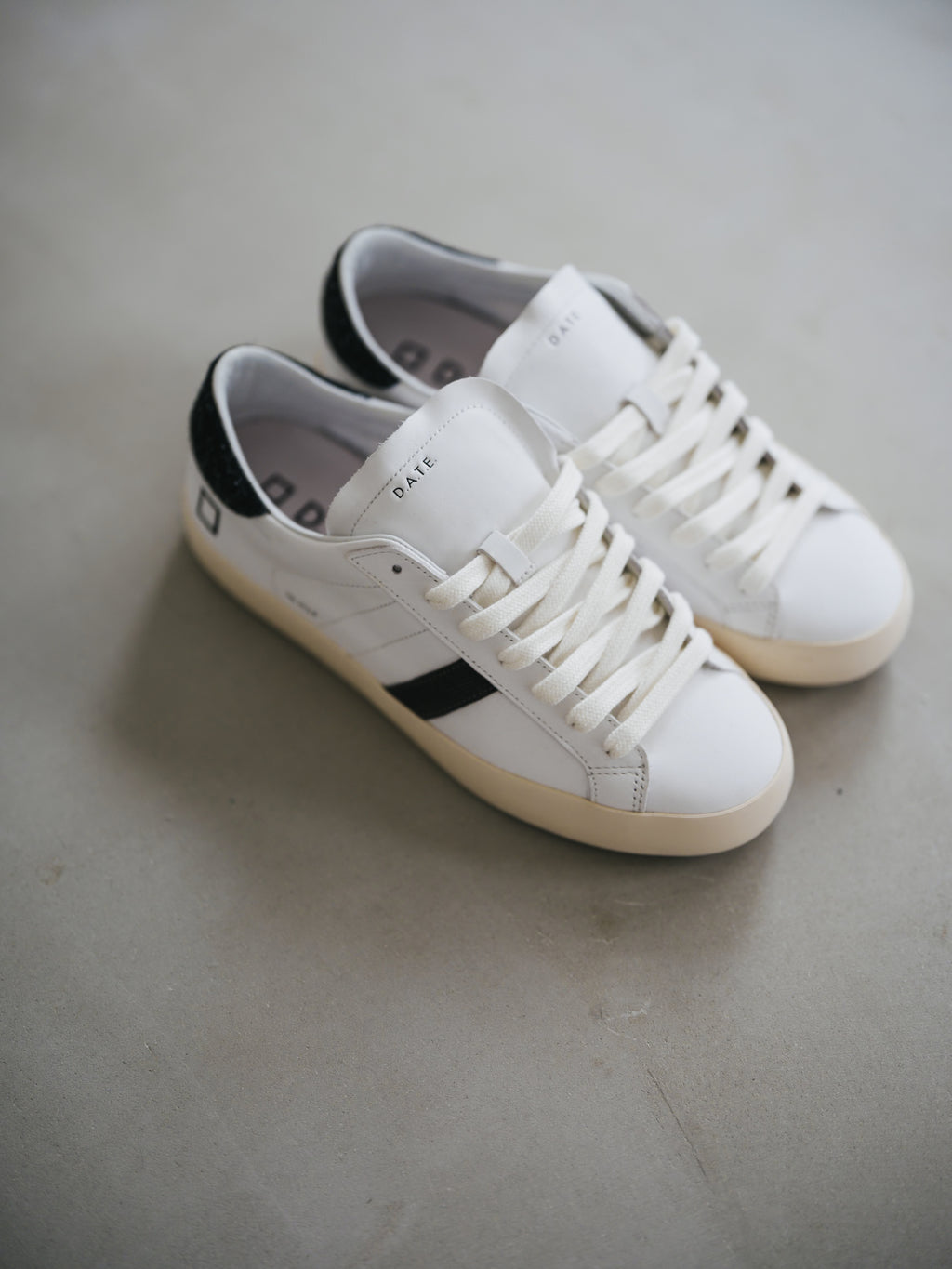 Hill Low CALF WHITE-BKACK