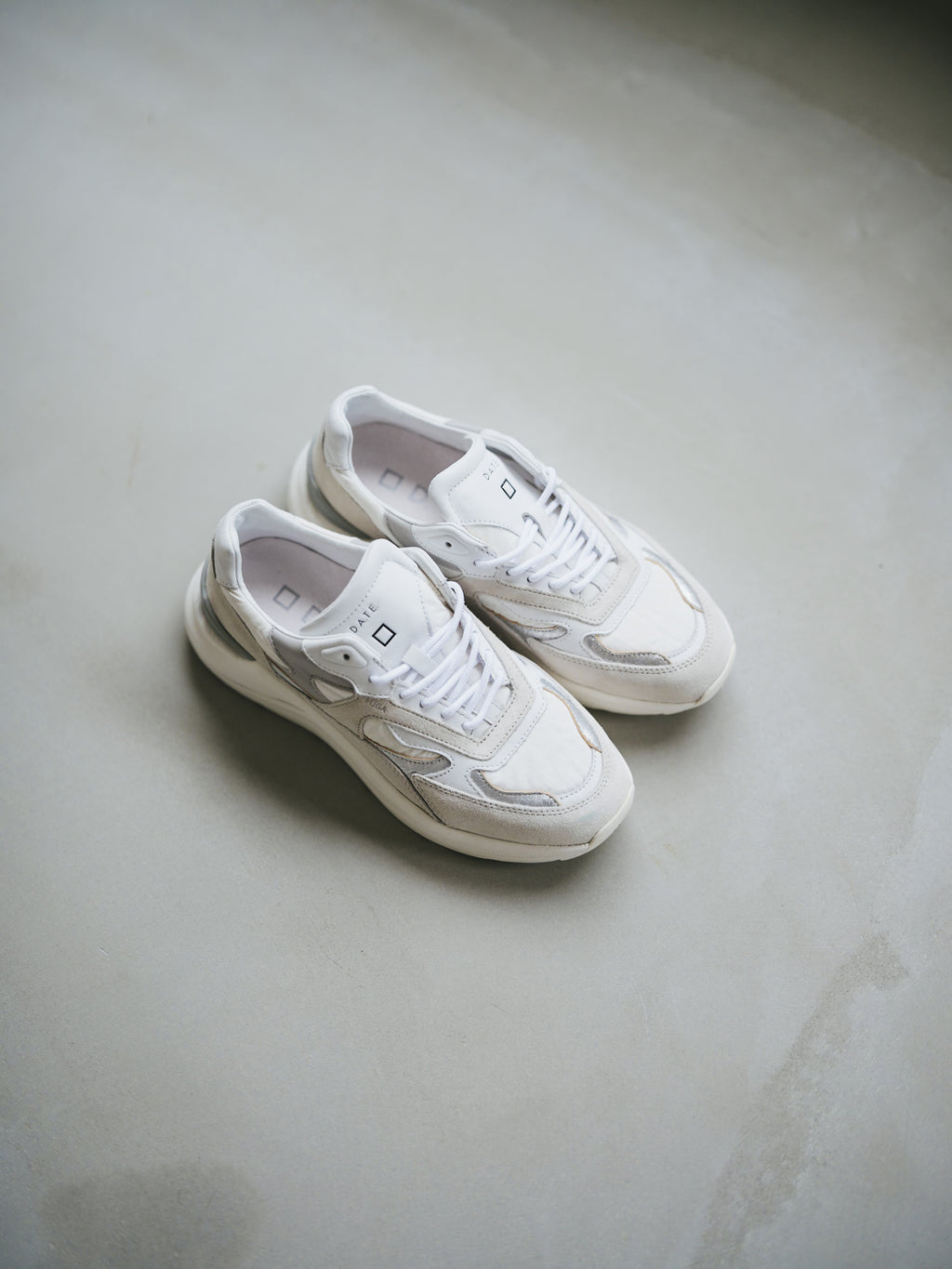 D.A.T.E. FUGA SHINY WHITE｜ダッドスニーカー