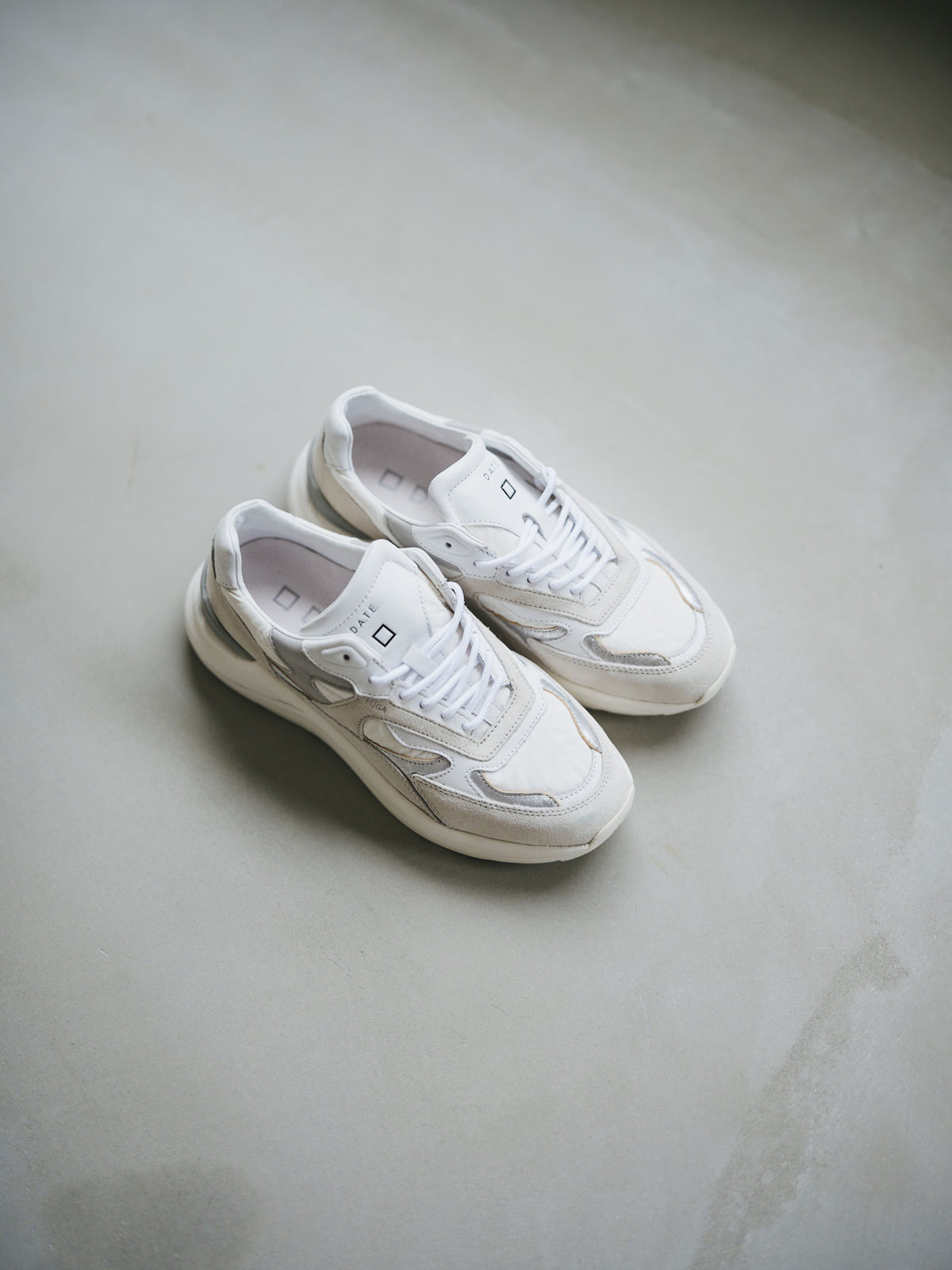 D.A.T.E. FUGA SHINY WHITE｜ダッドスニーカー