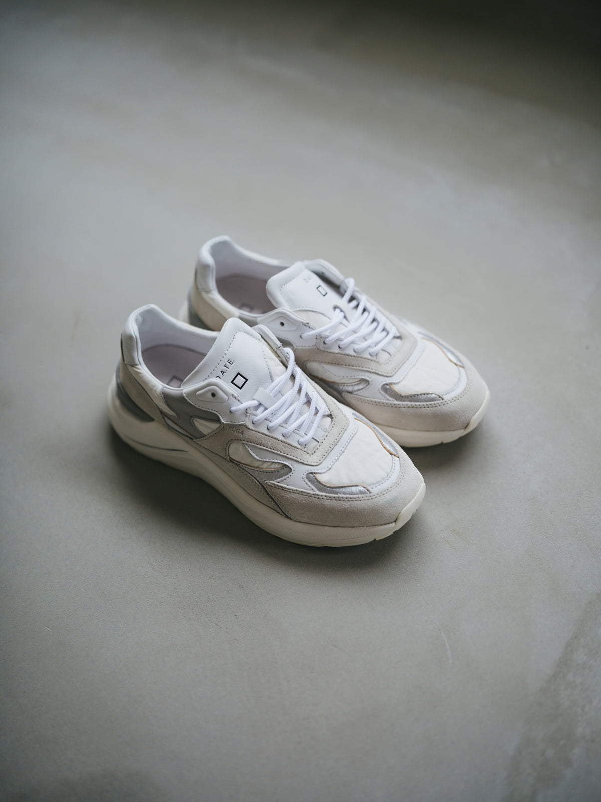 D.A.T.E. FUGA SHINY WHITE｜ダッドスニーカー