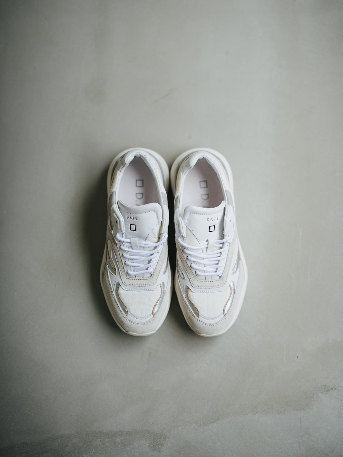 D.A.T.E. FUGA SHINY WHITE｜ダッドスニーカー
