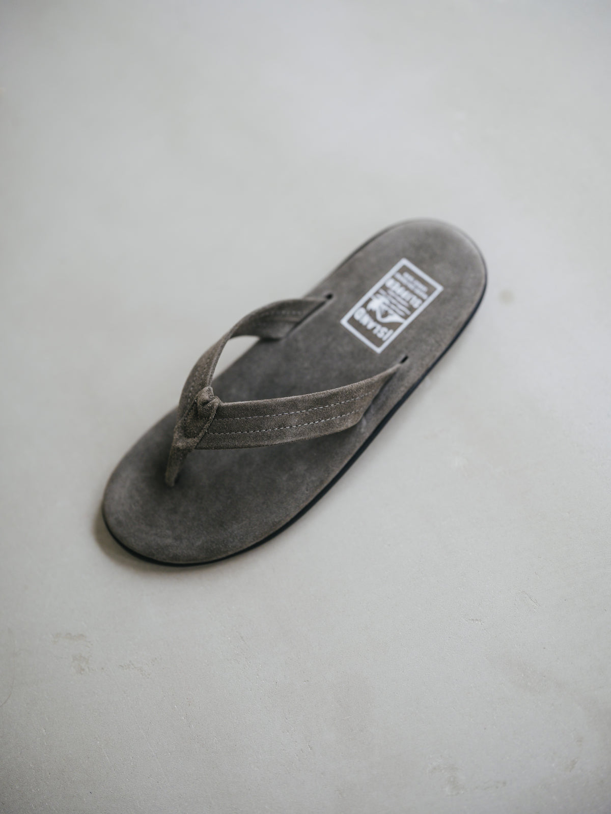 ISLAND CHARCOAL SUEDE
