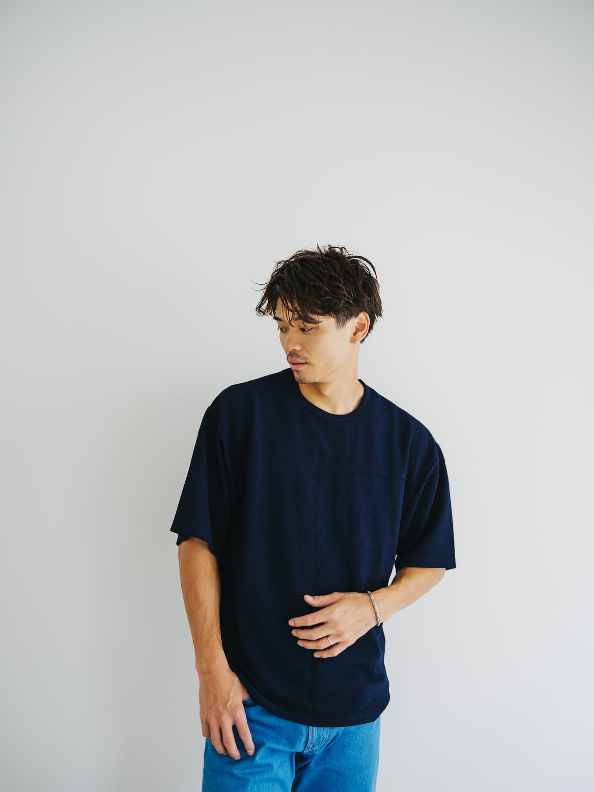 ワッフル編みTEE