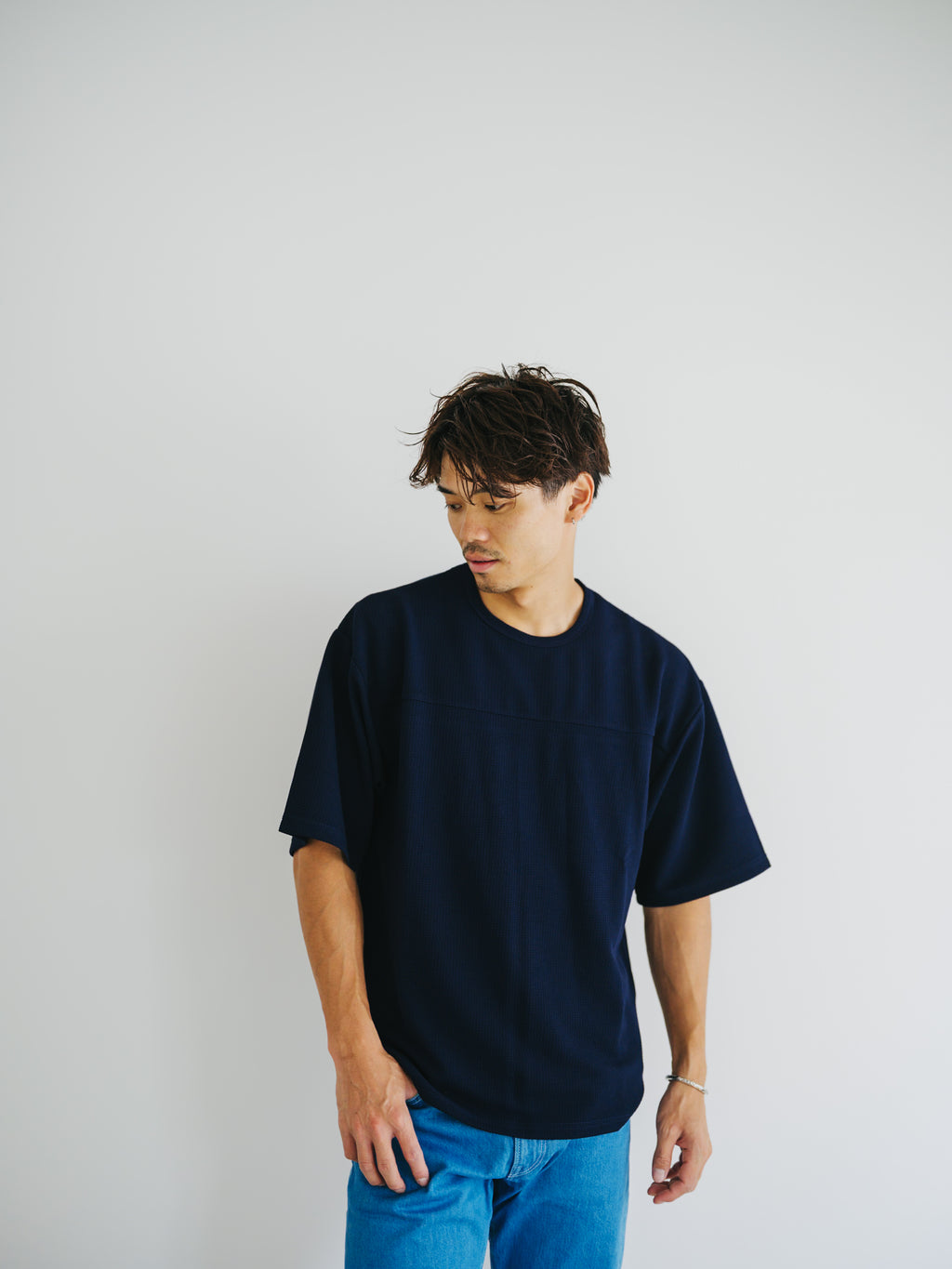 ワッフル編みTEE